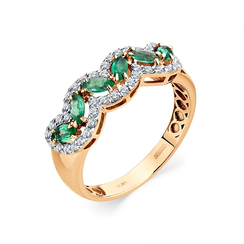 Кольцо «Мастер Бриллиант» золотое