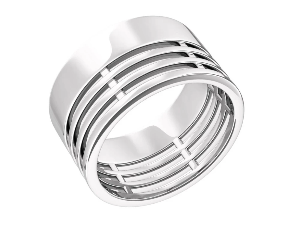 Кольцо  серебряное