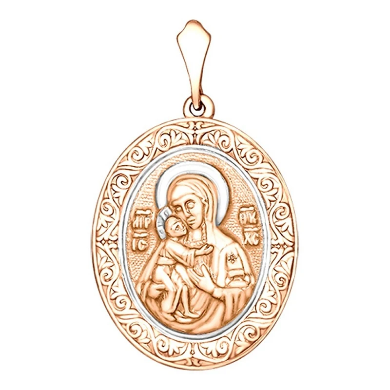 Подвеска  из красного золота