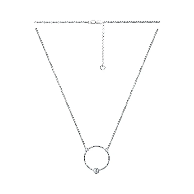 Колье  серебряное