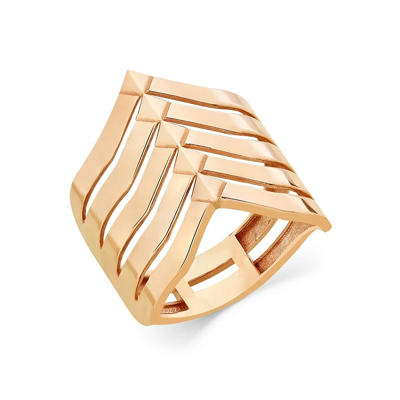 Кольцо  из красного золота