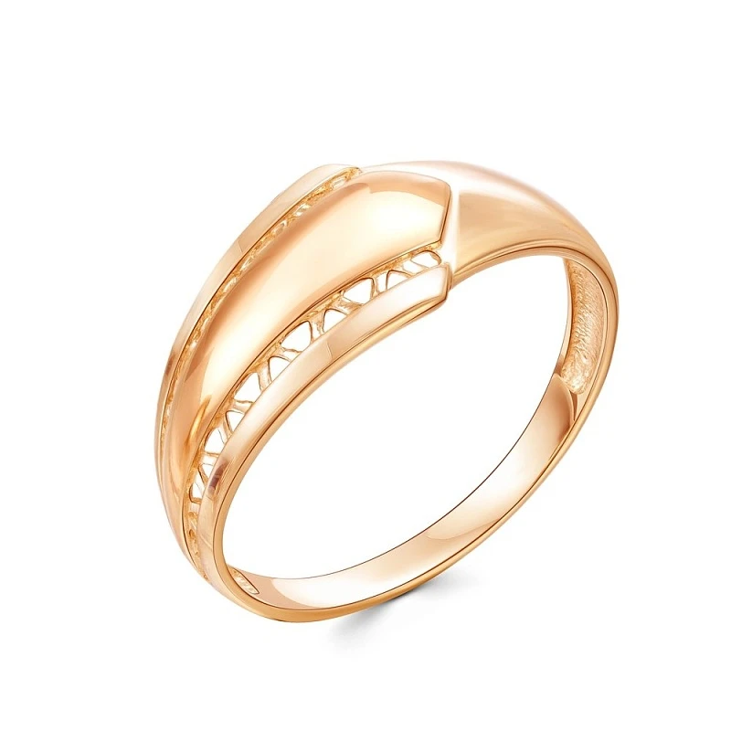 Кольцо  из красного золота