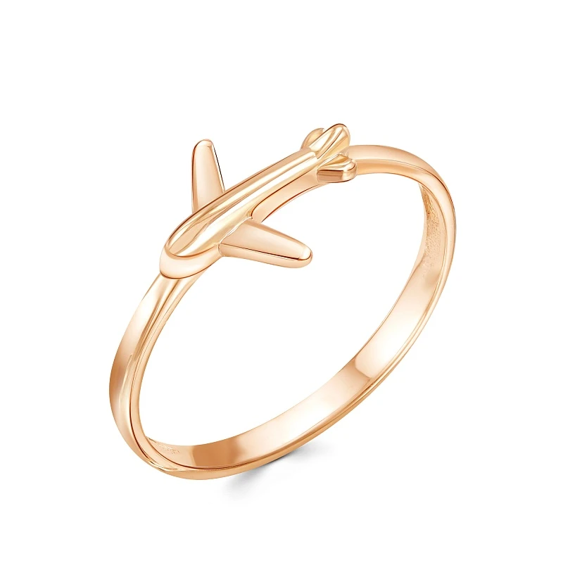 Кольцо  из красного золота