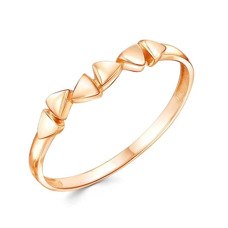 Кольцо  из красного золота