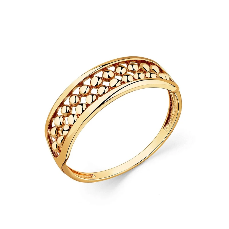 Кольцо  из красного золота