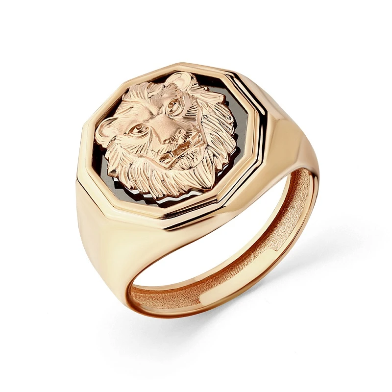 Кольцо  из красного золота