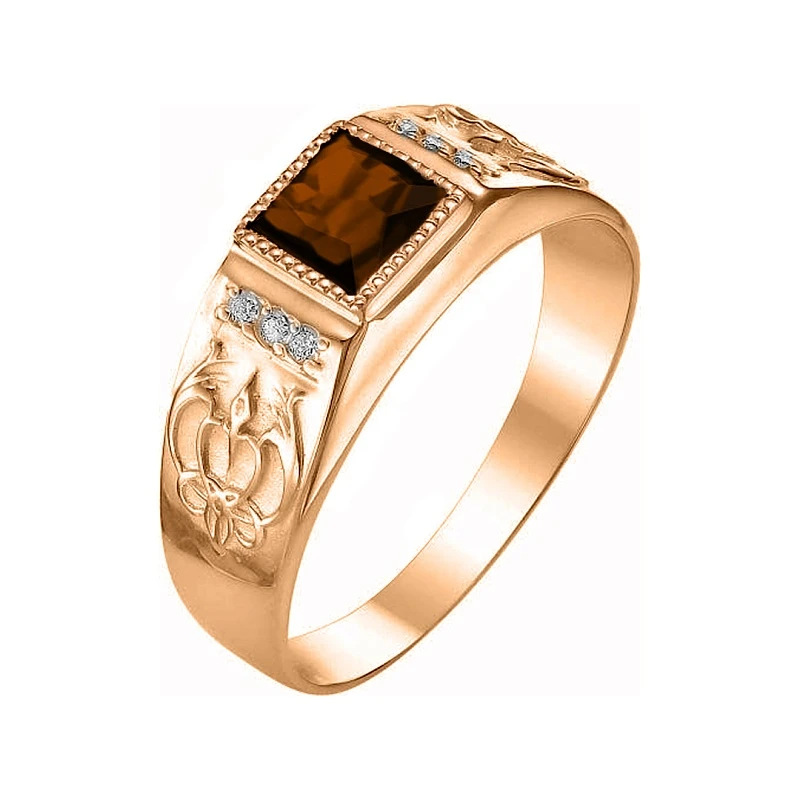 Кольцо «Статус» золотое