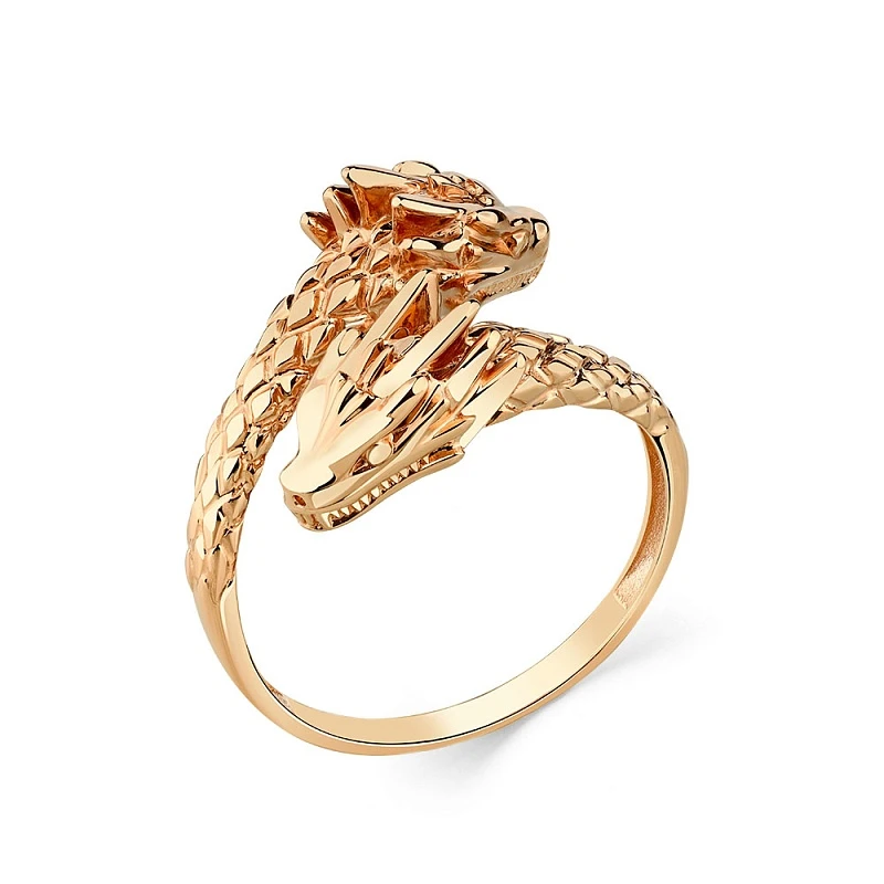 Кольцо  из красного золота