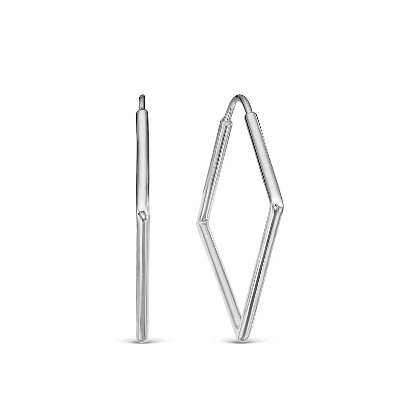 Серьги  серебряные