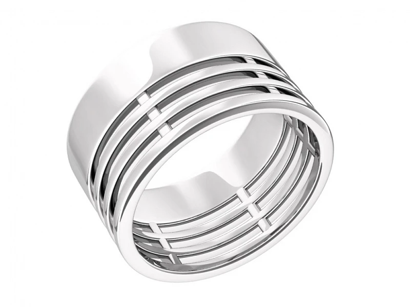 Кольцо  серебряное