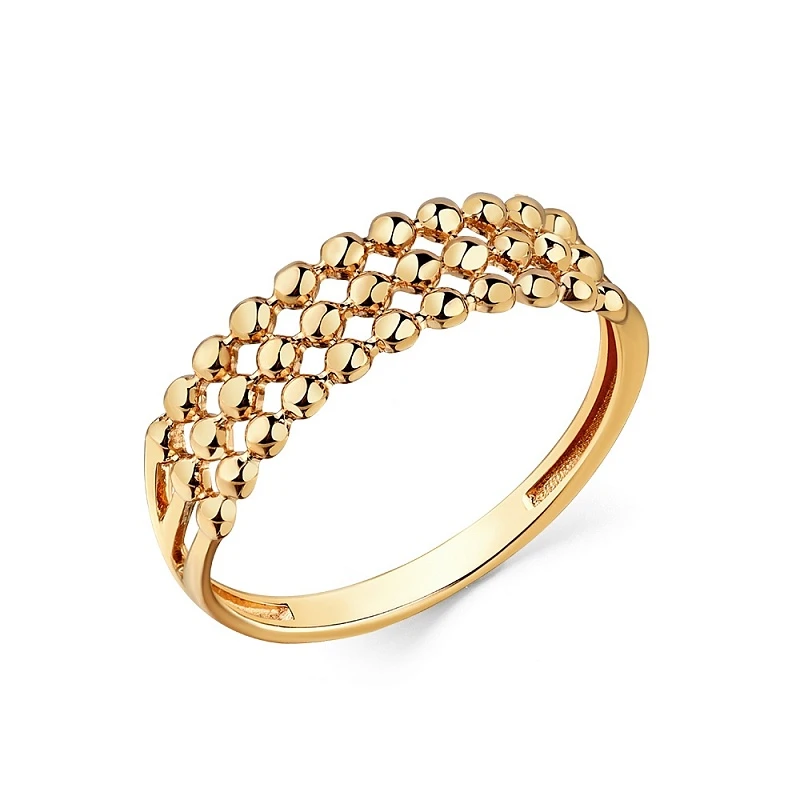 Кольцо  из красного золота