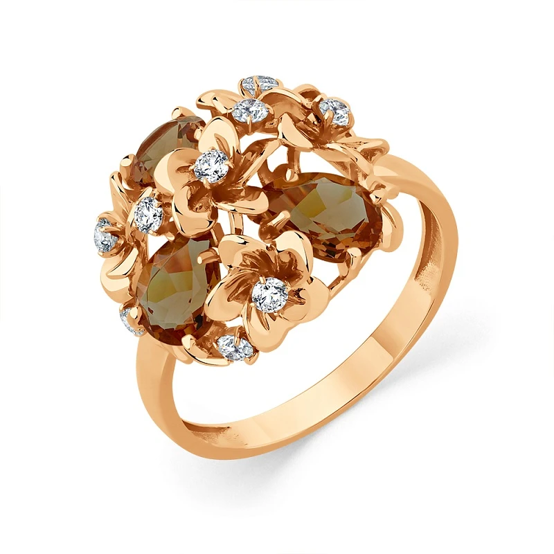 Кольцо «Мастер Бриллиант» золотое