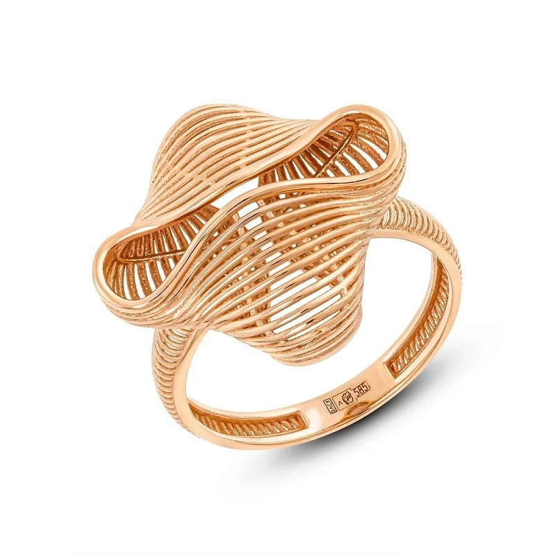 Кольцо «Goldman» из красного золота