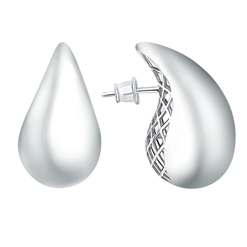 Серьги  серебряные