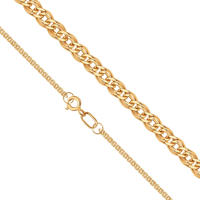 Цепь  из красного золота