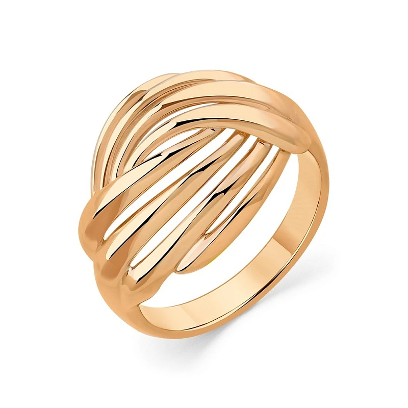 Кольцо  из красного золота