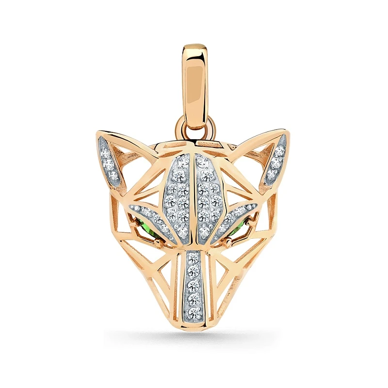 Подвеска «Мастер Бриллиант» золотая