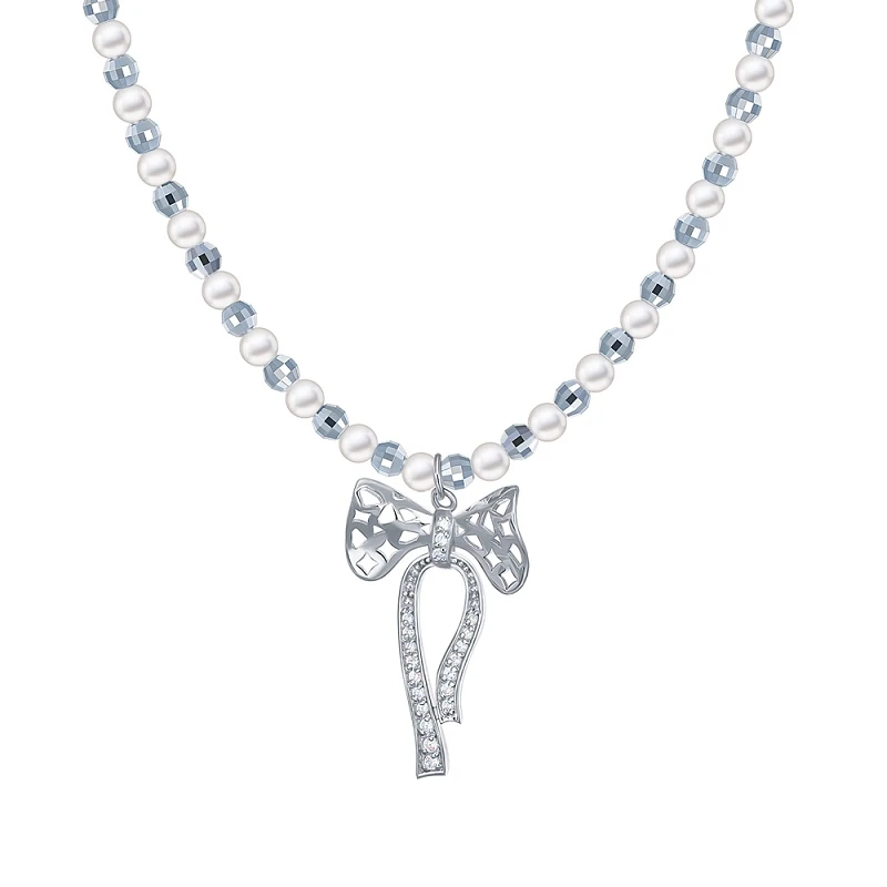 Колье  серебряное