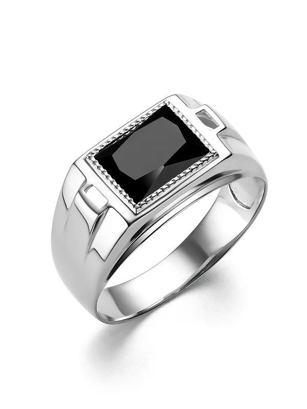 Кольцо «Статус» серебряное со шпинелью