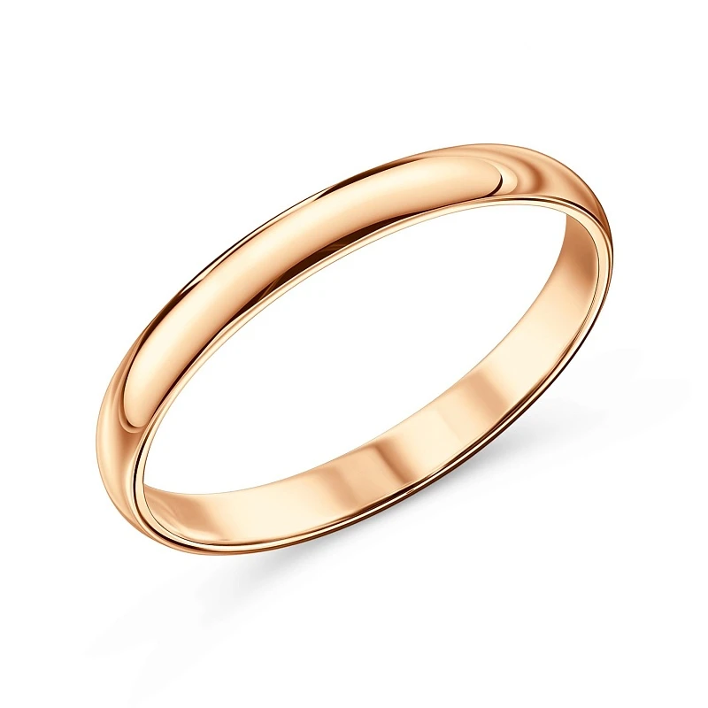 Кольцо  из красного золота