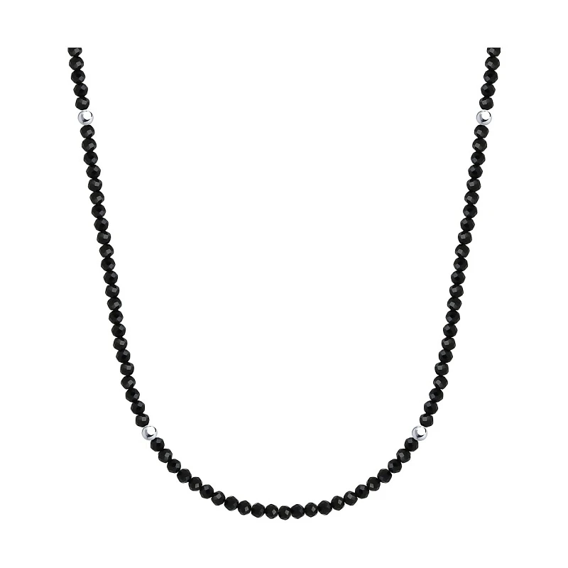 Колье  серебряное со шпинелью