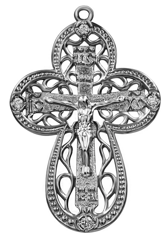 Подвеска  серебряная с фианитом