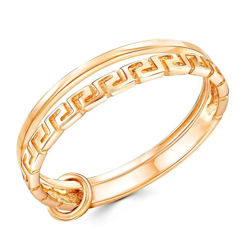 Кольцо  из красного золота