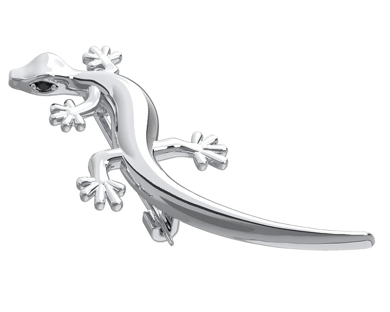 Брошь  серебряная