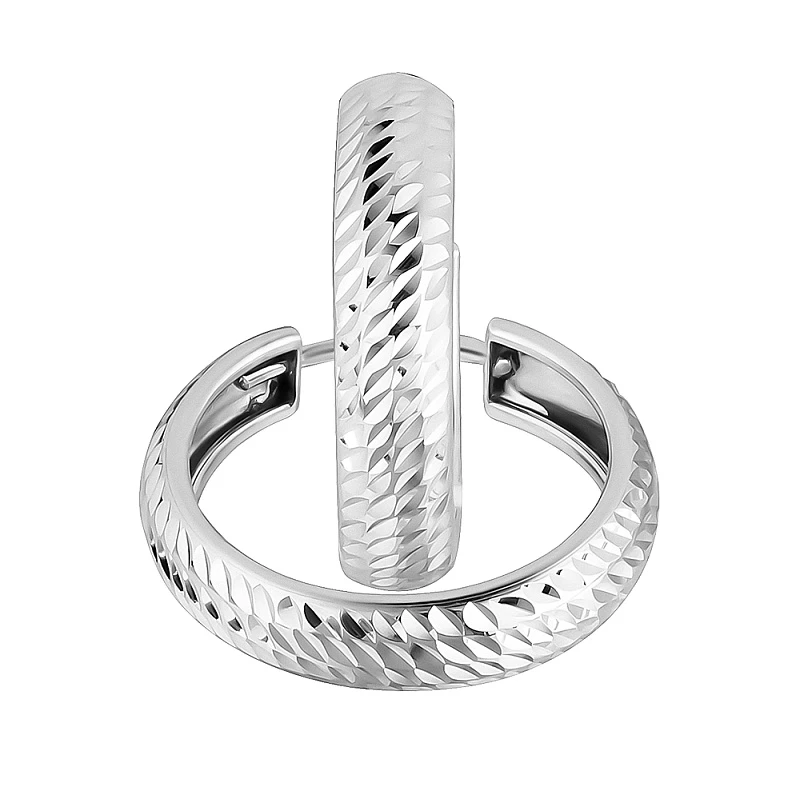 Серьги  серебряные