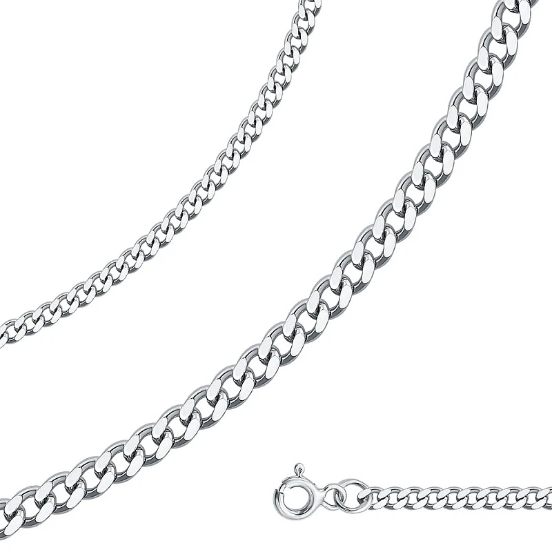 Цепь  серебряная