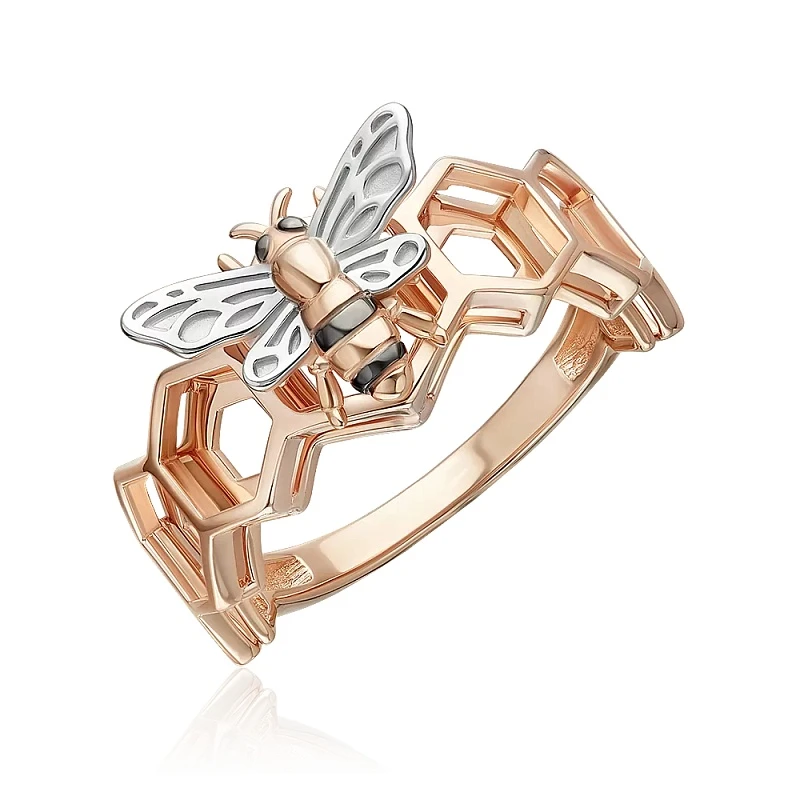 Кольцо «ПЛАТИНА» золотое