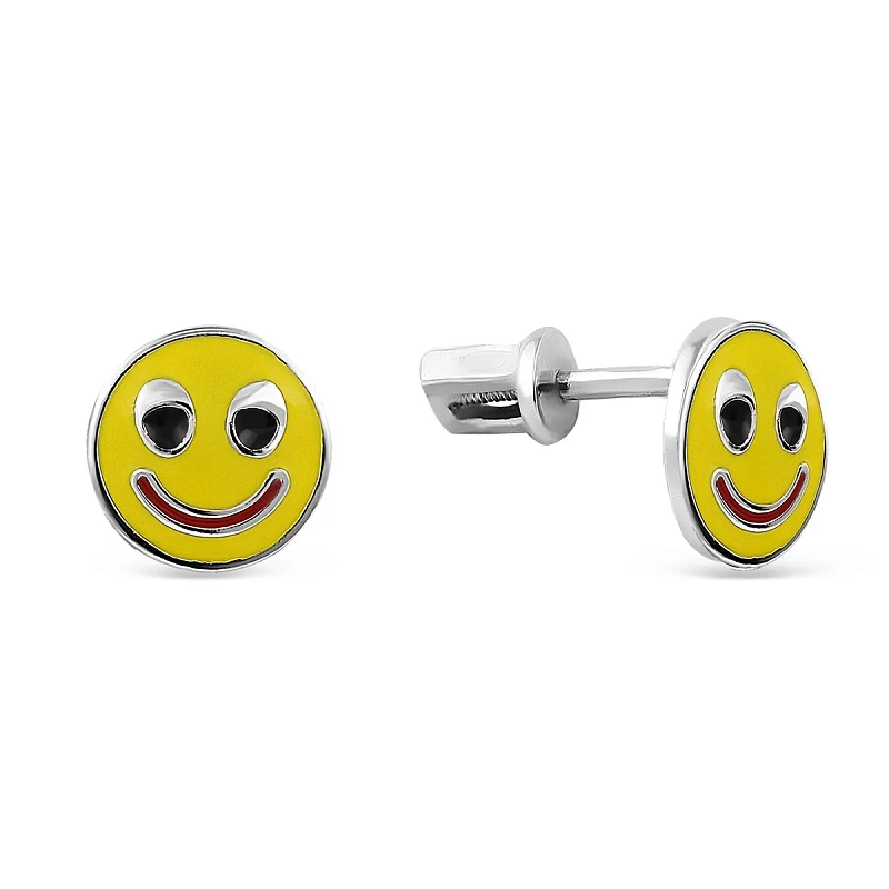 Серьги  серебряные