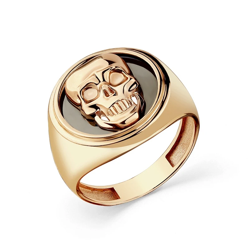 Кольцо  из красного золота