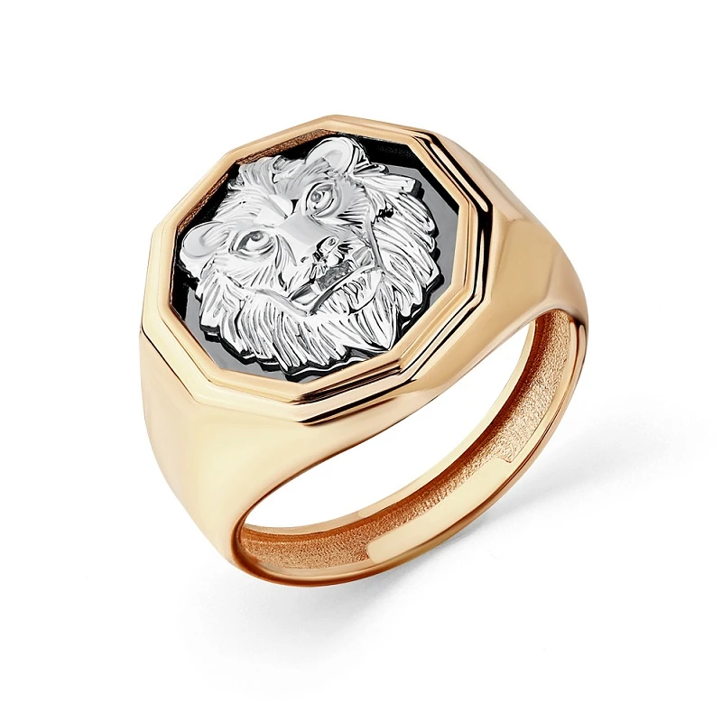 Кольцо  из красного золота