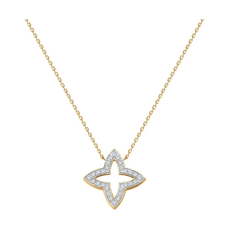 Колье золотое