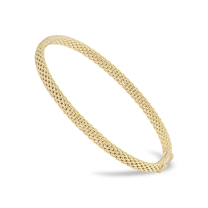 Браслет  из серебра с лимонной позолотой