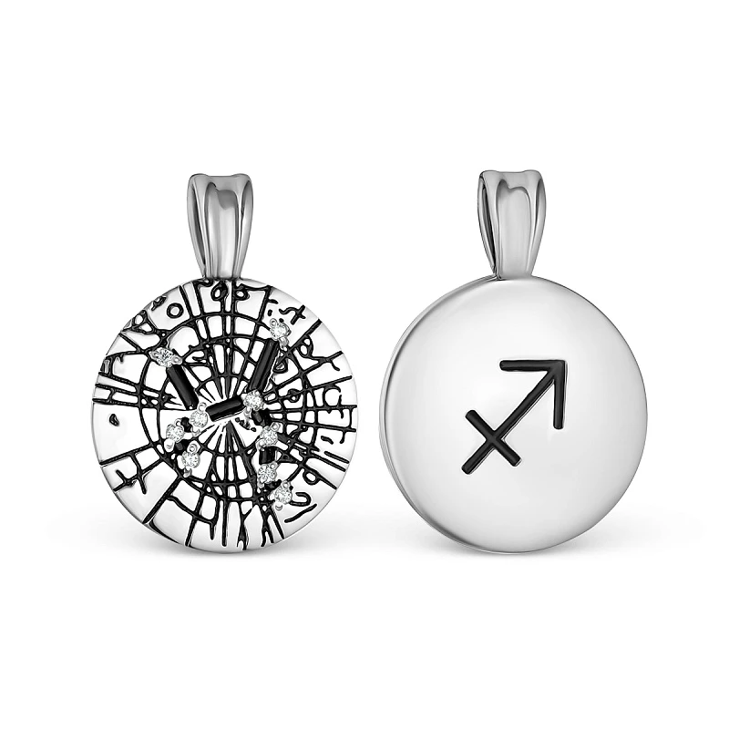 Подвеска «Серебро России» серебряная