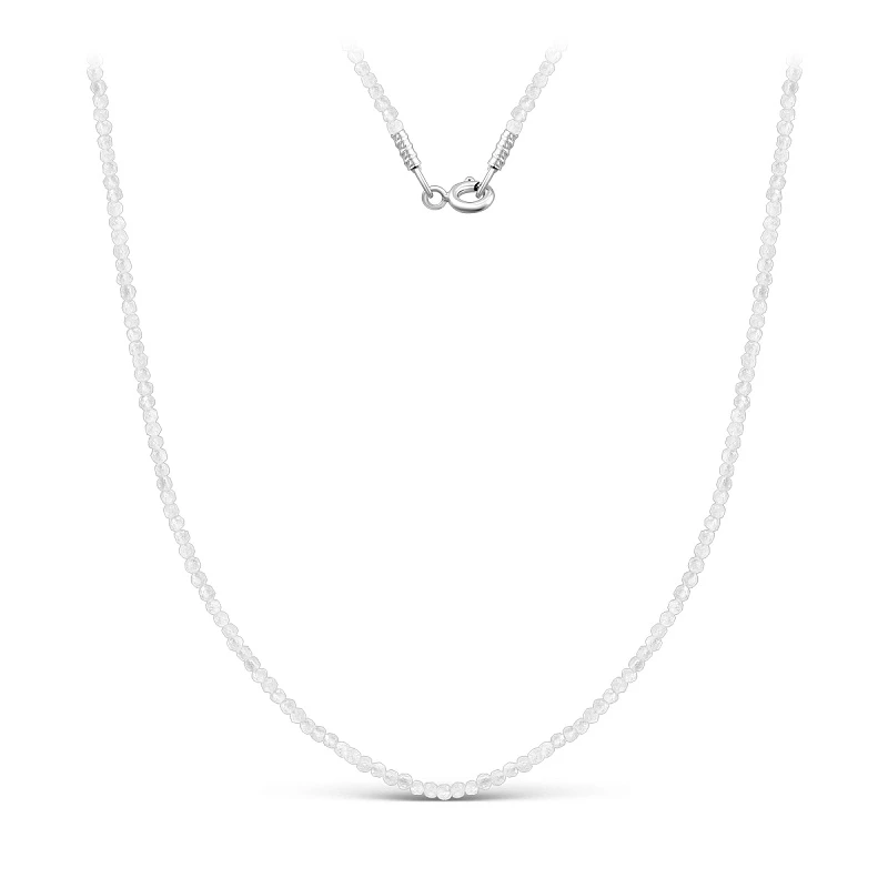 Колье  серебряное с лунным камнем