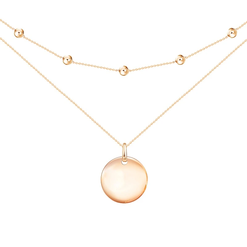 Колье  из красного золота