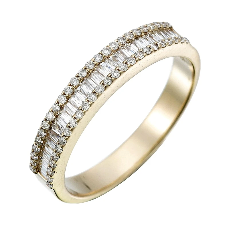 Кольцо  золотое с природным бриллиантом