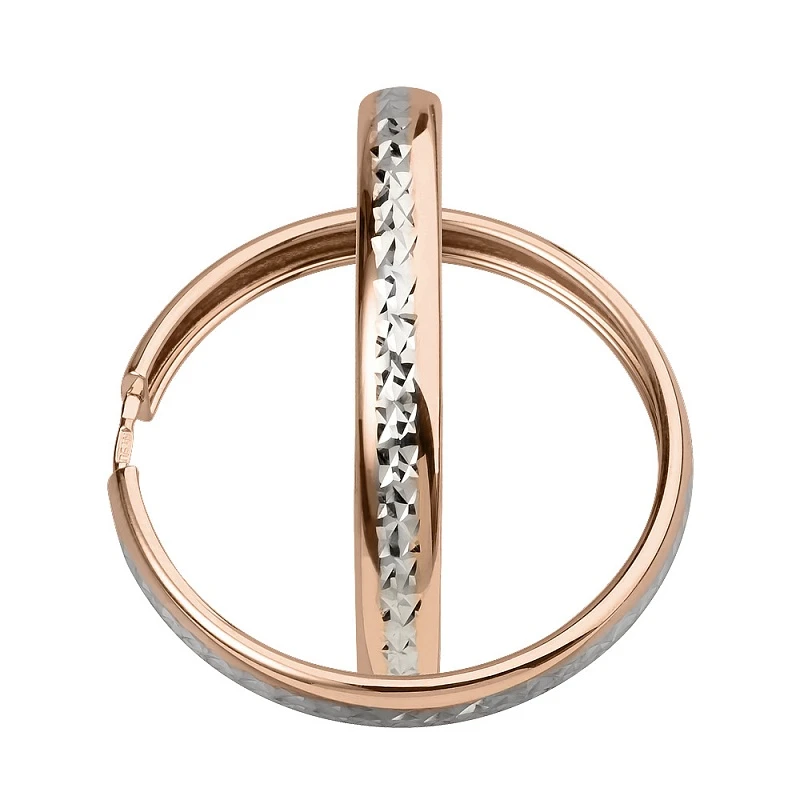 Серьги  из красного золота