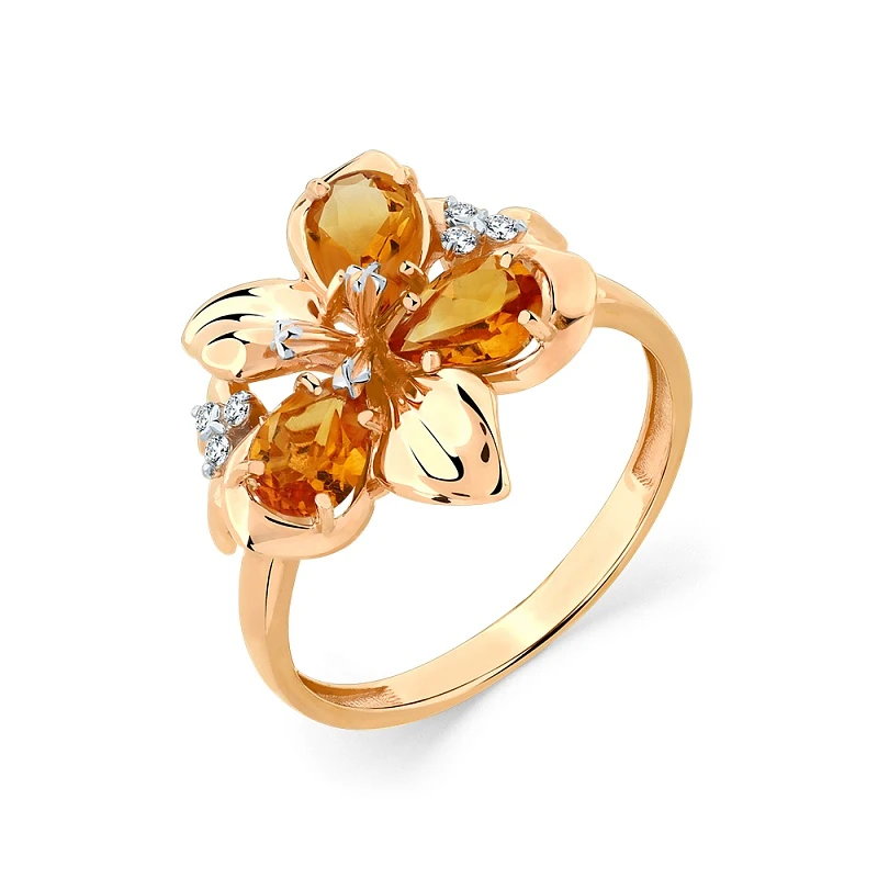 Кольцо «Мастер Бриллиант» золотое