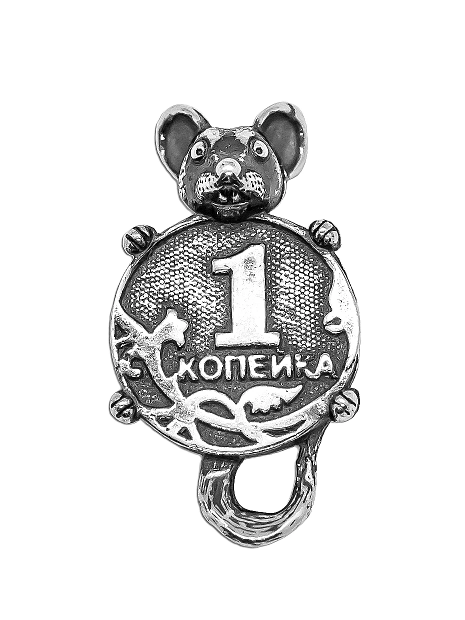 Сувенир  из серебра с чернением