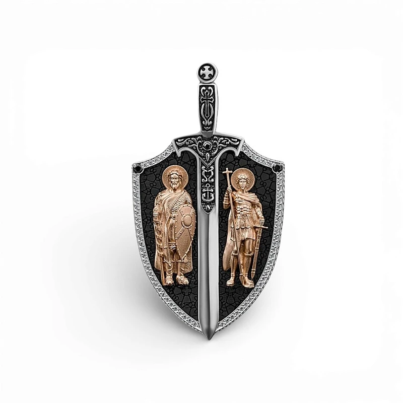 Подвеска «САМОЦВЕТЫ» серебряная с цирконом