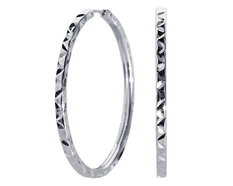 Серьги  серебряные