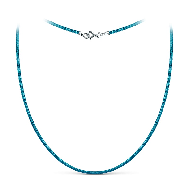 Шнурок  серебряный