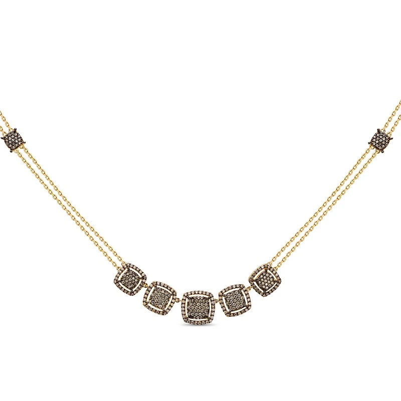 Колье  золотое с природным бриллиантом