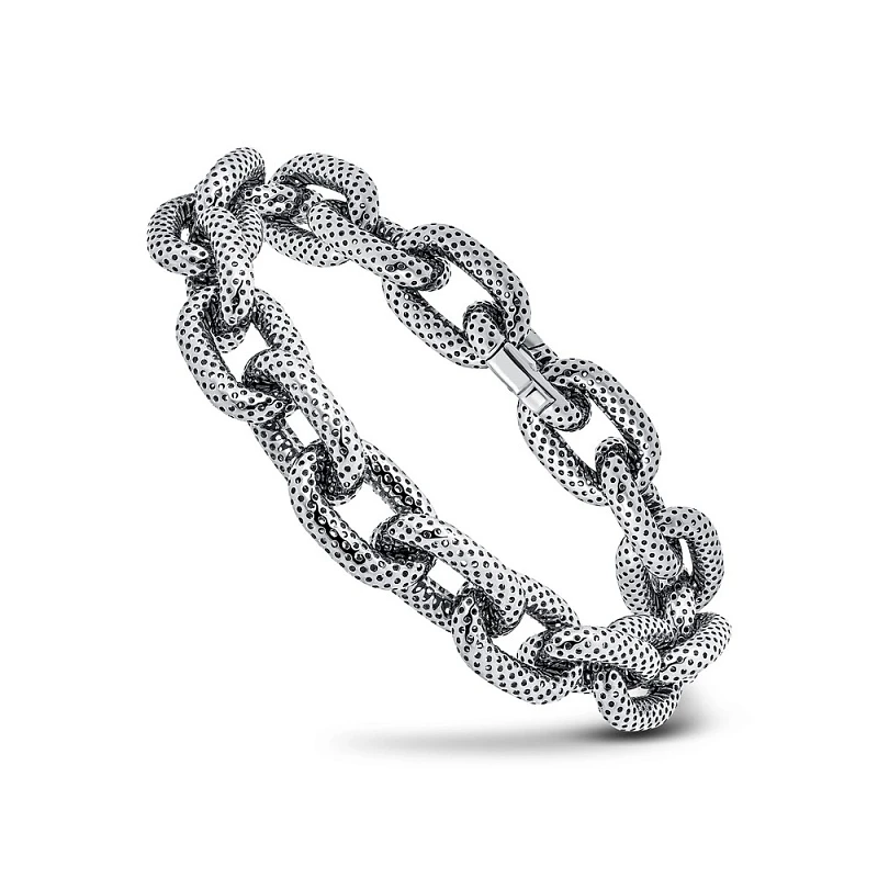 Браслет  серебряный