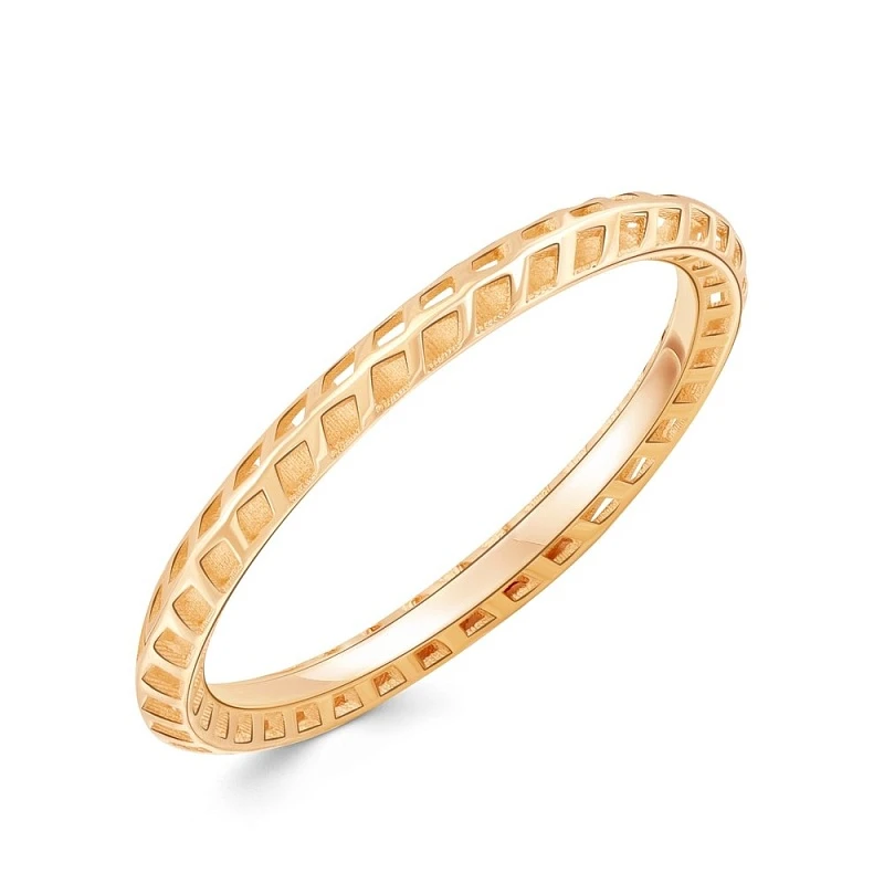 Кольцо  из красного золота