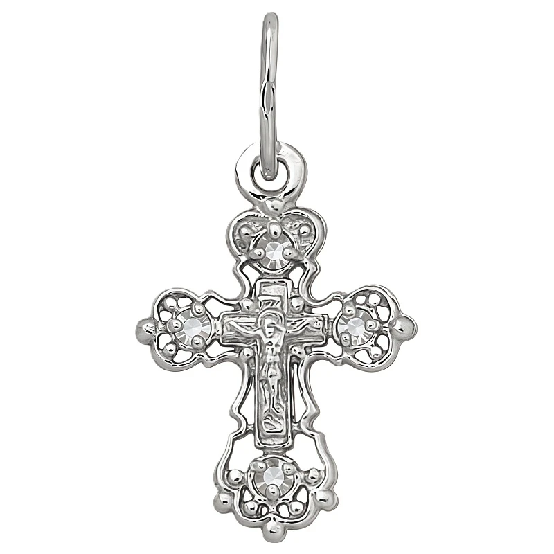 Подвеска  серебряная с фианитом